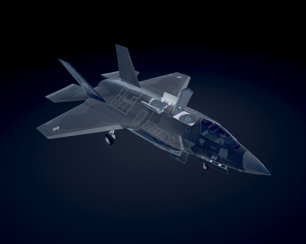 【VRChat想定】B-F35B【飛行可能モデル】