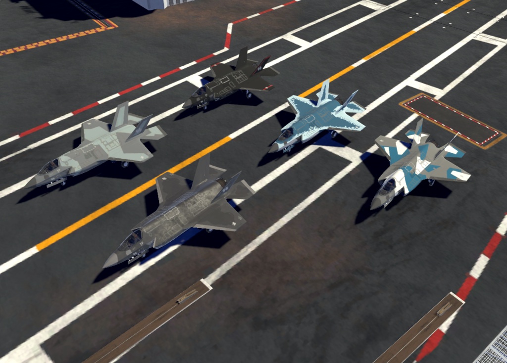 【VRChat想定】B-F35B【飛行可能モデル】