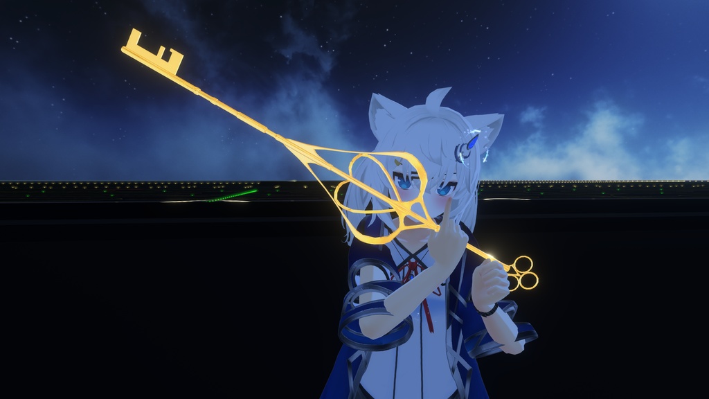 【VRChat想定MA対応+ワールドギミック】幻想花火魔法(星、火、水 3種セット)【パーティクル】