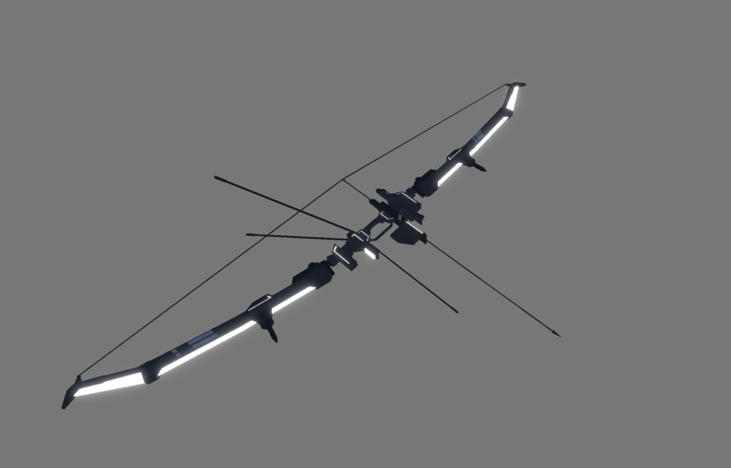 【VRChat想定MA対応】SFな武器セット+武器転送パーティクル【3Dモデル】