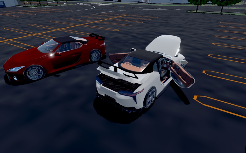 【VRChat想定】架空車 B-Lyric5000 convertible【走行可能モデル】