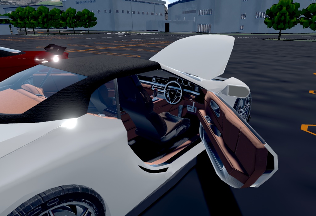 【VRChat想定】架空車 B-Lyric5000 convertible【走行可能モデル】