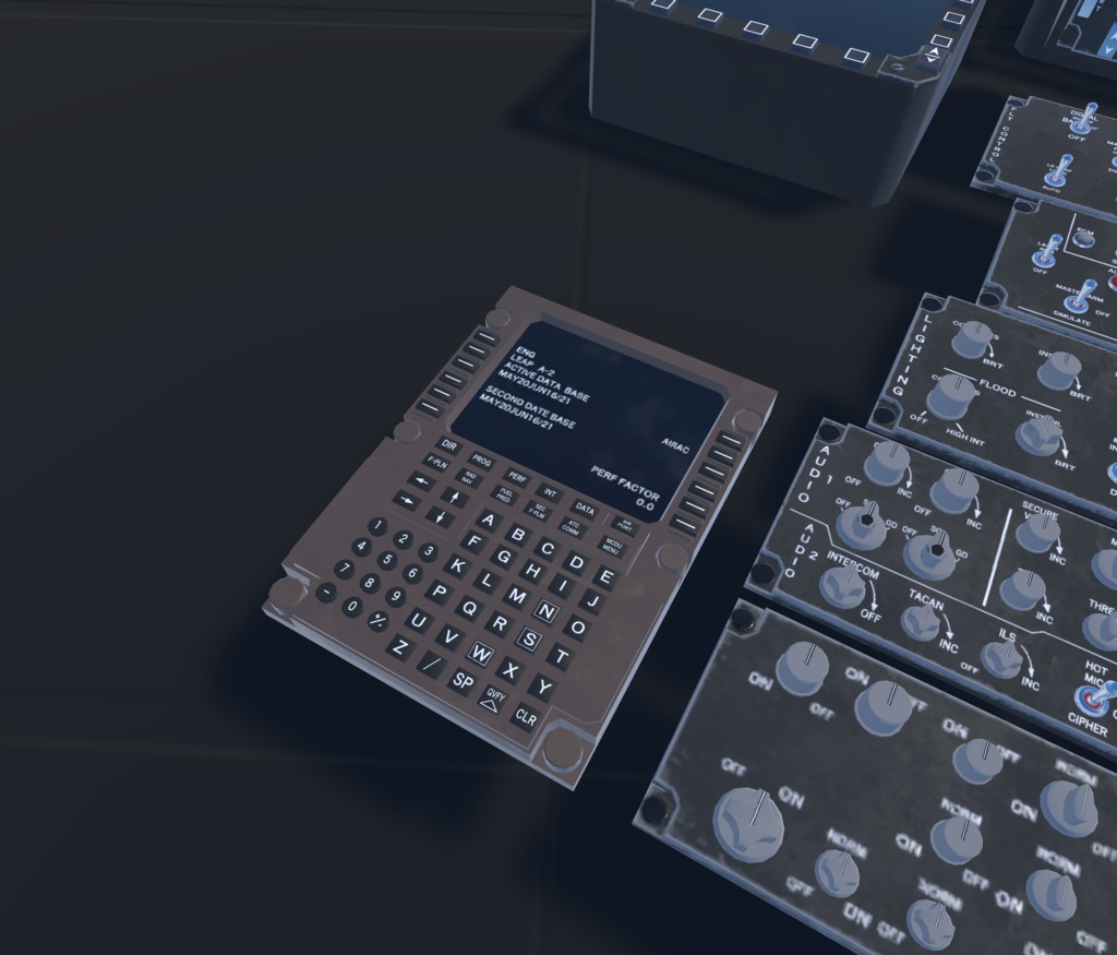 【VRChat想定】機体内装支援セット(お手軽内装品セット)【ロイヤリティフリーモデル】