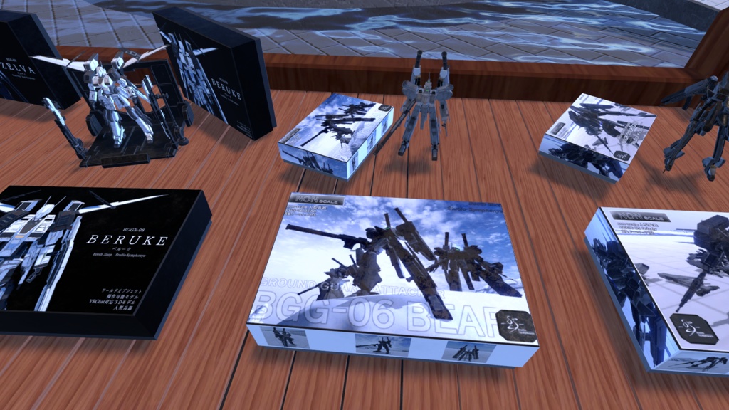 【VRChat想定】ワールドで遊べる簡易プラモデルギミック「人型機体・ロボット」【ワールドギミック】