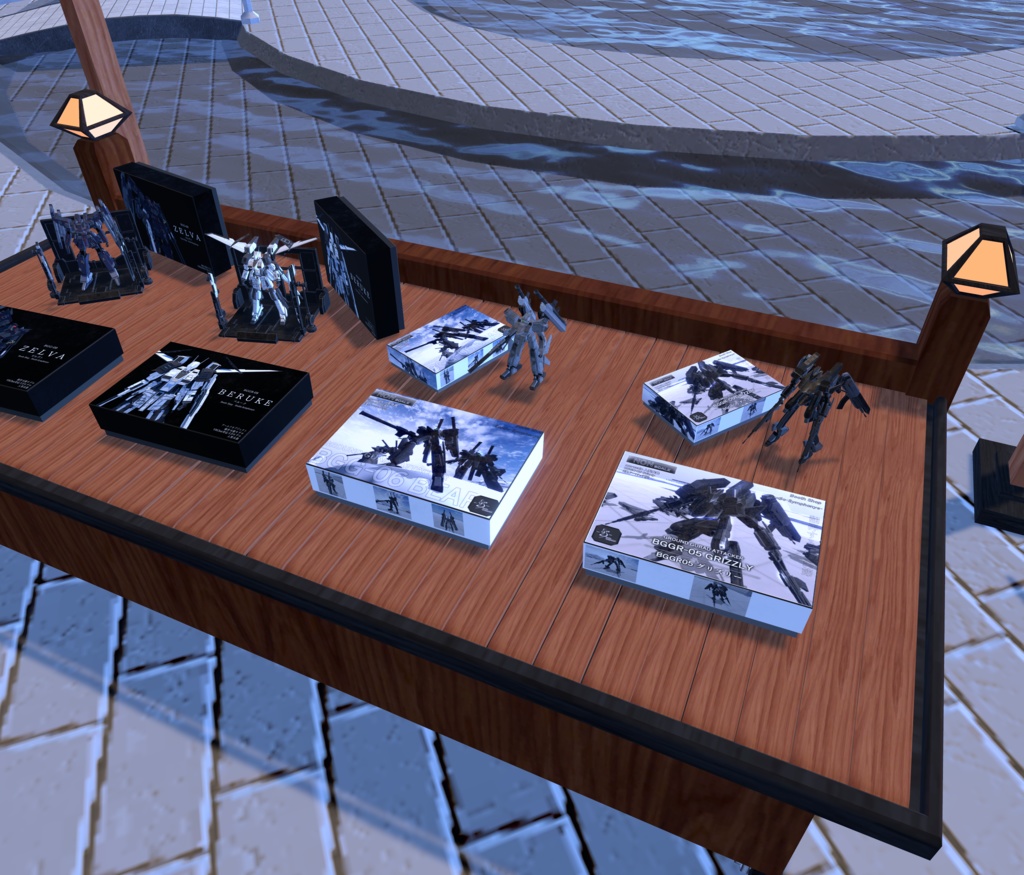 【VRChat想定】ワールドで遊べる簡易プラモデルギミック「人型機体・ロボット」【ワールドギミック】