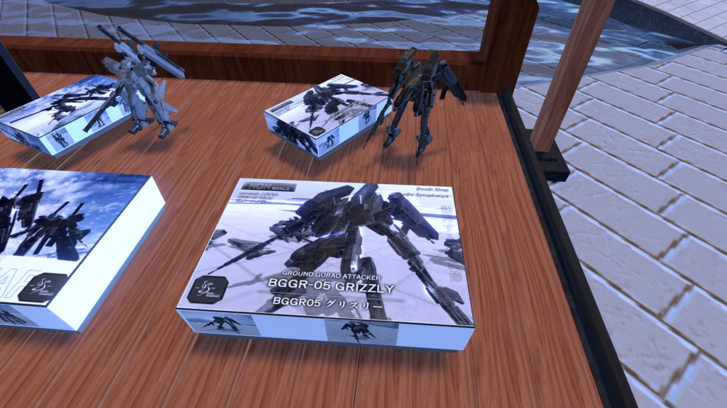 【VRChat想定】ワールドで遊べる簡易プラモデルギミック「人型機体・ロボット」【ワールドギミック】