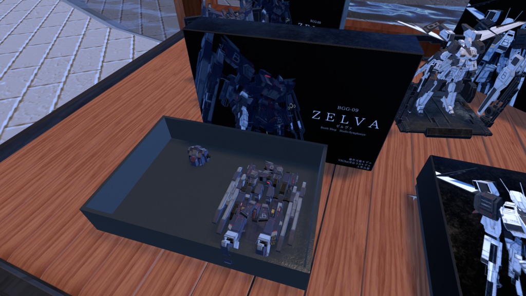 【VRChat想定】ワールドで遊べる簡易プラモデルギミック「人型機体・ロボット」【ワールドギミック】