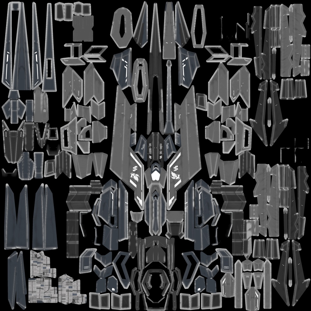 【VRChat想定】架空機 BFS023 Arestear(アレスティア)【飛行可能モデル】