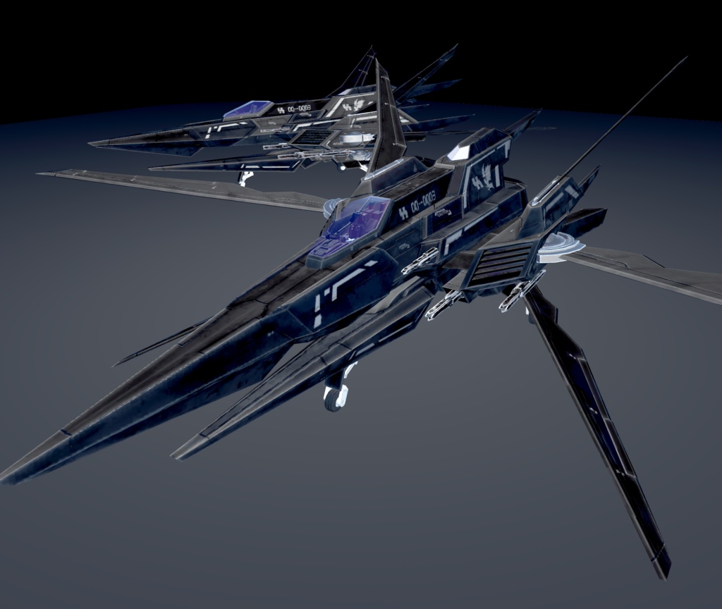 【VRChat想定】架空機 BFS023 Arestear(アレスティア)【飛行可能モデル】