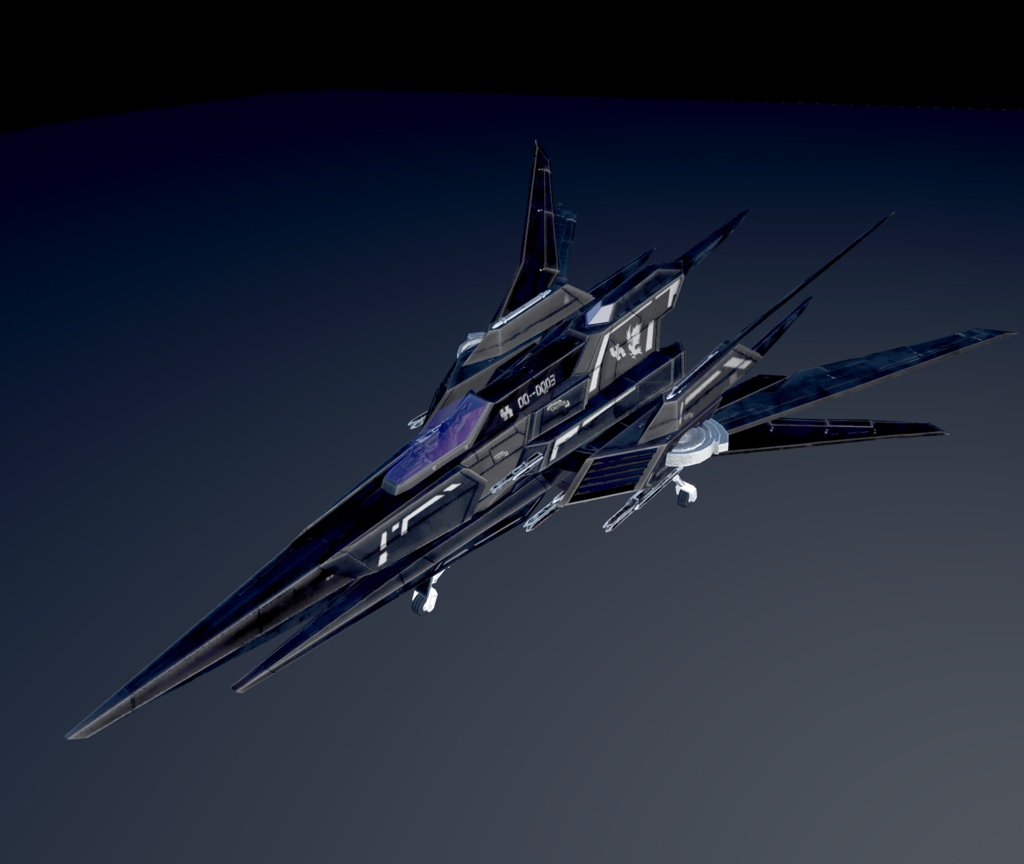 【VRChat想定】架空機 BFS023 Arestear(アレスティア)【飛行可能モデル】