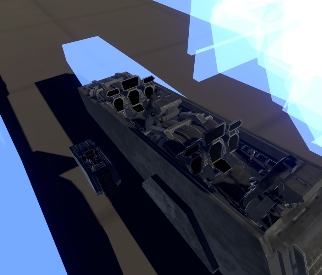 【VRChat想定】架空大型戦車 HBT01 ROCKHORN【操作可能モデル+自動迎撃固定砲台】