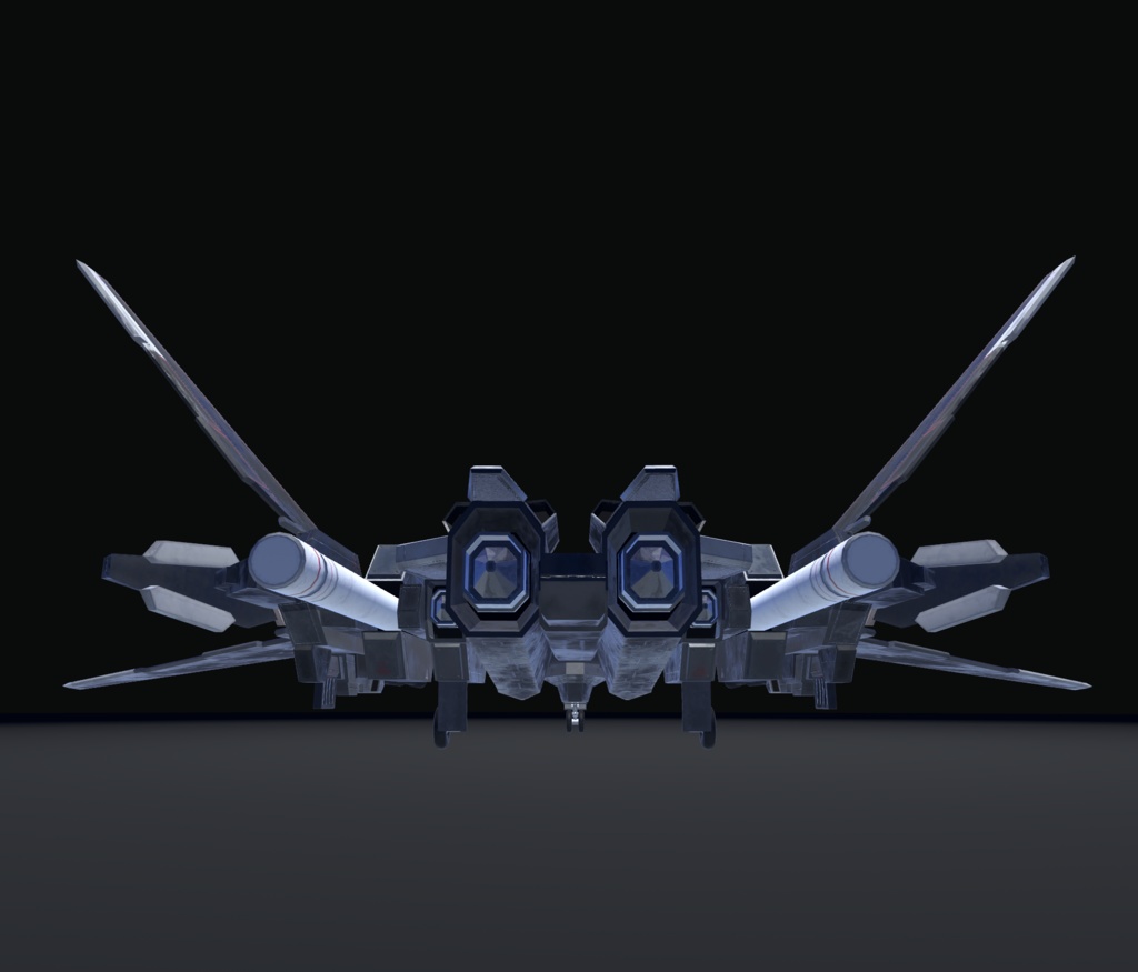 【VRChat想定】架空機 BFS021 Ristriate(リストリエイト)【飛行可能モデル】