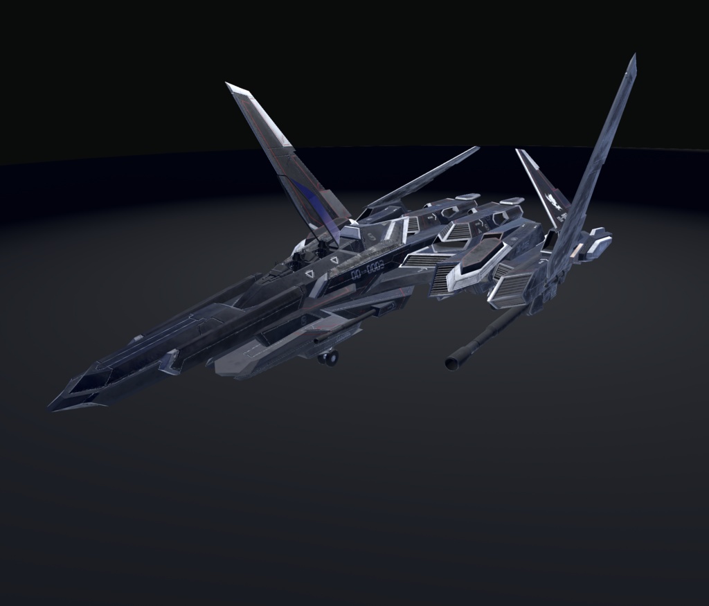 【VRChat想定】架空機 BFS021 Ristriate(リストリエイト)【飛行可能モデル】