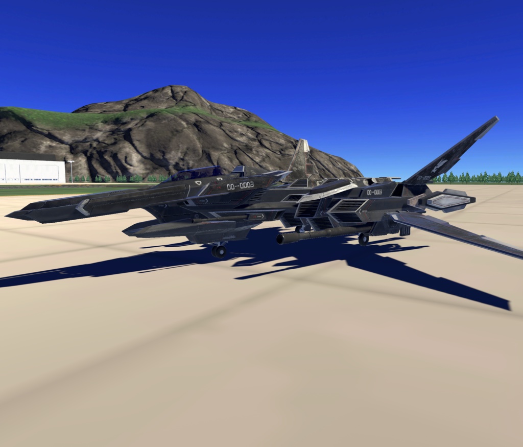 【VRChat想定】架空機 BFS021 Ristriate(リストリエイト)【飛行可能モデル】