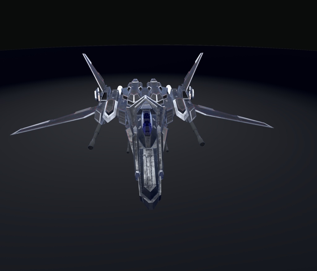 【VRChat想定】架空機 BFS021 Ristriate(リストリエイト)【飛行可能モデル】