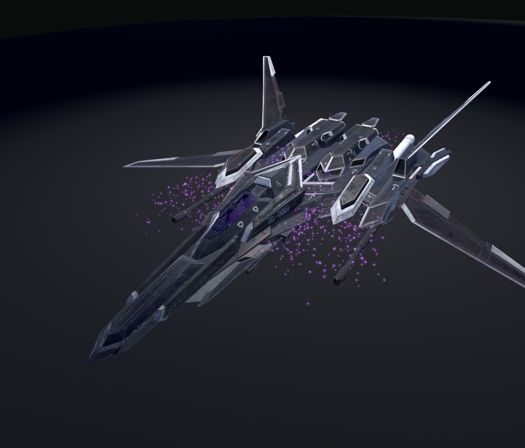 【VRChat想定】架空機 BFS021 Ristriate(リストリエイト)【飛行可能モデル】