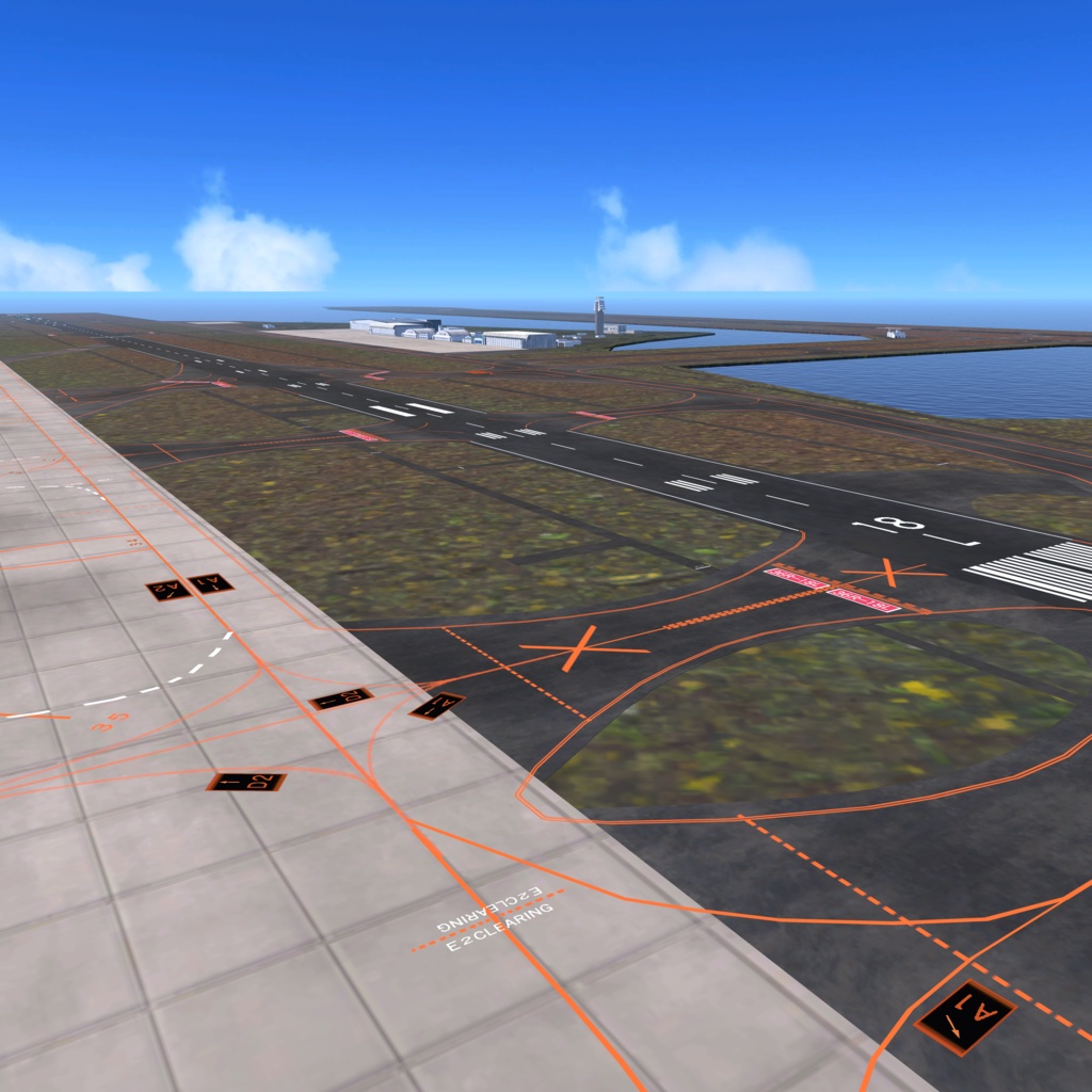 【VRChat想定】那覇空港【フライトワールド用シーナリー国際空港3Dモデル】