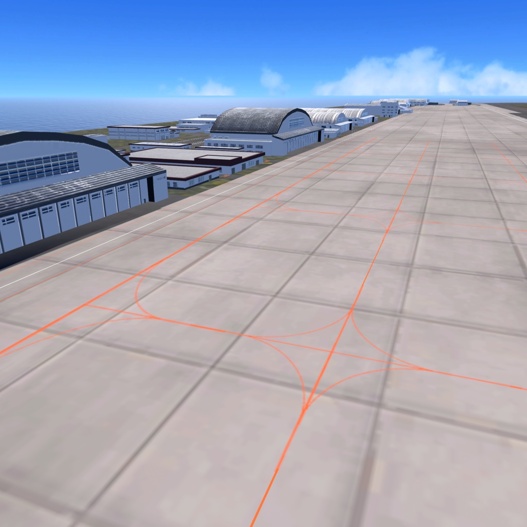 【VRChat想定】那覇空港【フライトワールド用シーナリー国際空港3Dモデル】