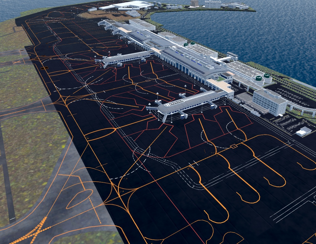 【VRChat想定】那覇空港【フライトワールド用シーナリー国際空港3Dモデル】