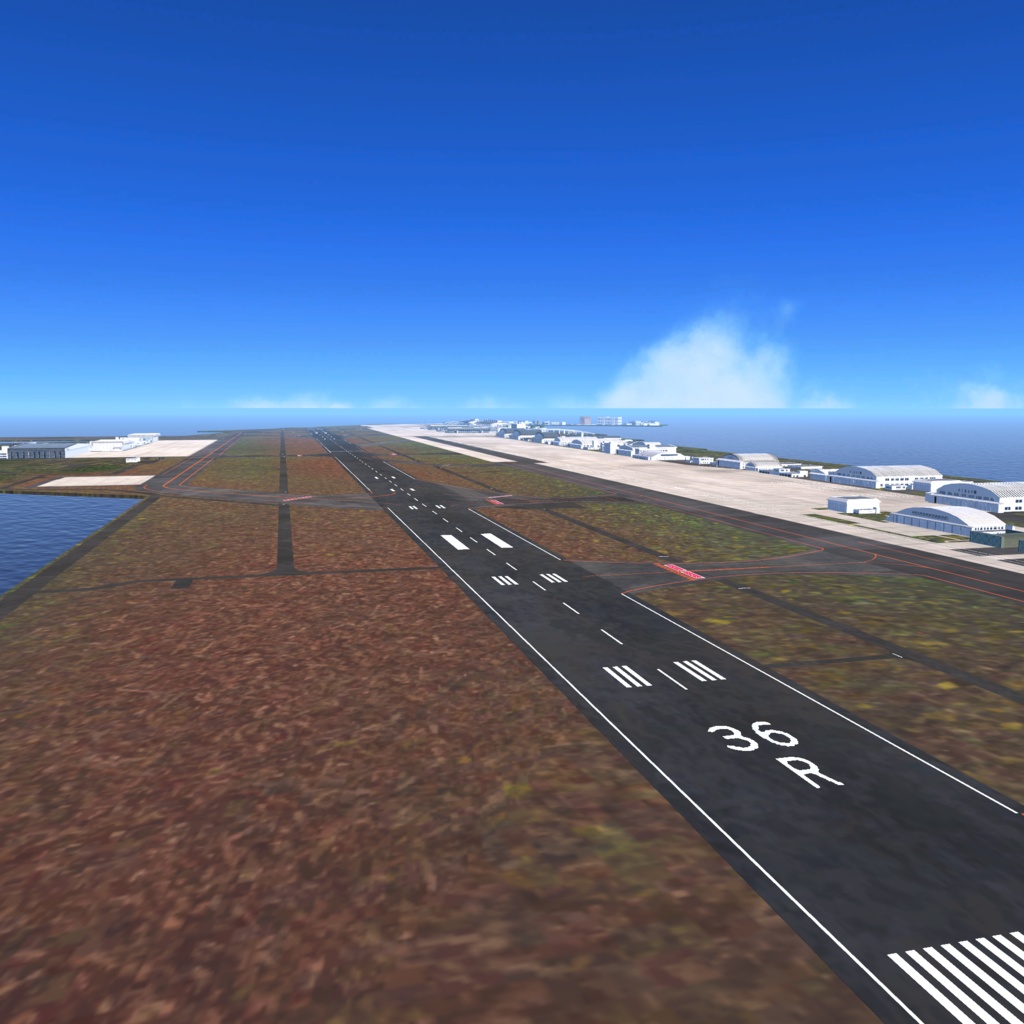 【VRChat想定】那覇空港【フライトワールド用シーナリー国際空港3Dモデル】