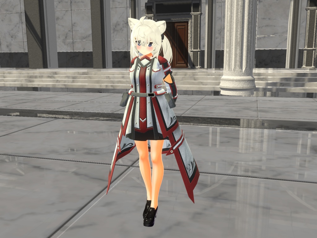 【16アバター、MA対応】ファンタジーな戦闘服【VRChat衣装3Dモデル】