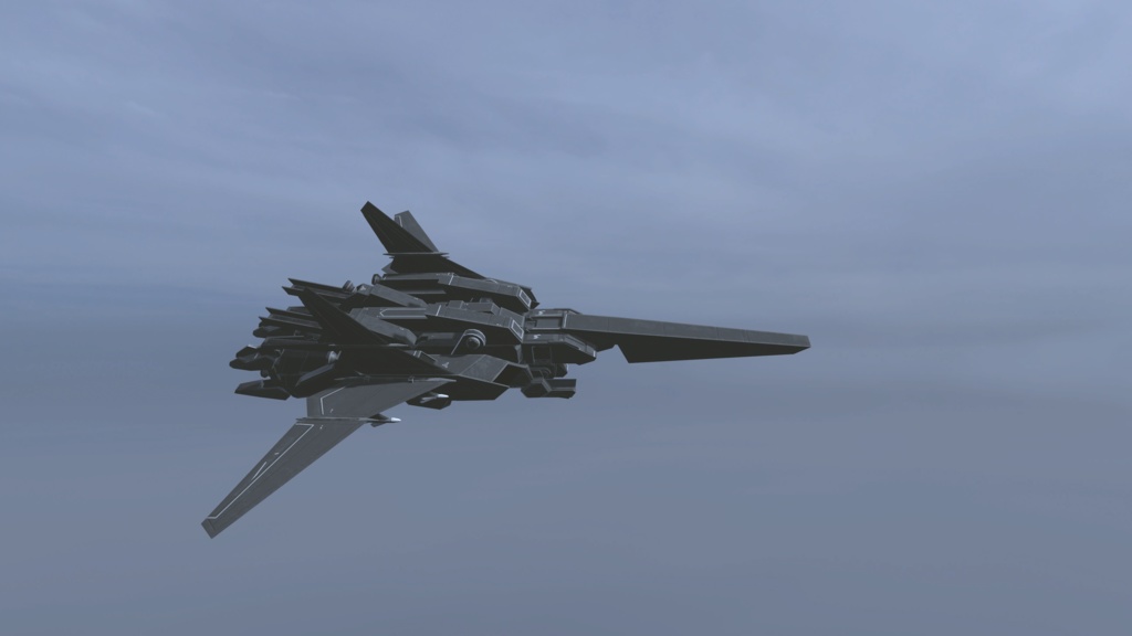 【VRChat想定】人型可変機 TAF-02 Braver(Transfrom Aircraft Fighter)【飛行可能3Dモデル】