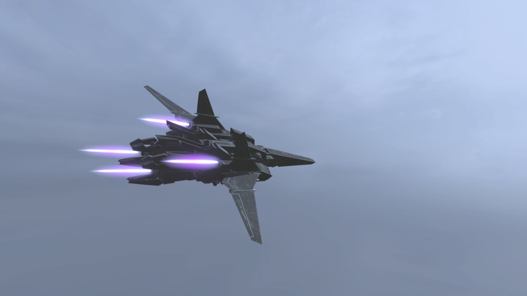 【VRChat想定】人型可変機 TAF-02 Braver(Transfrom Aircraft Fighter)【飛行可能3Dモデル】