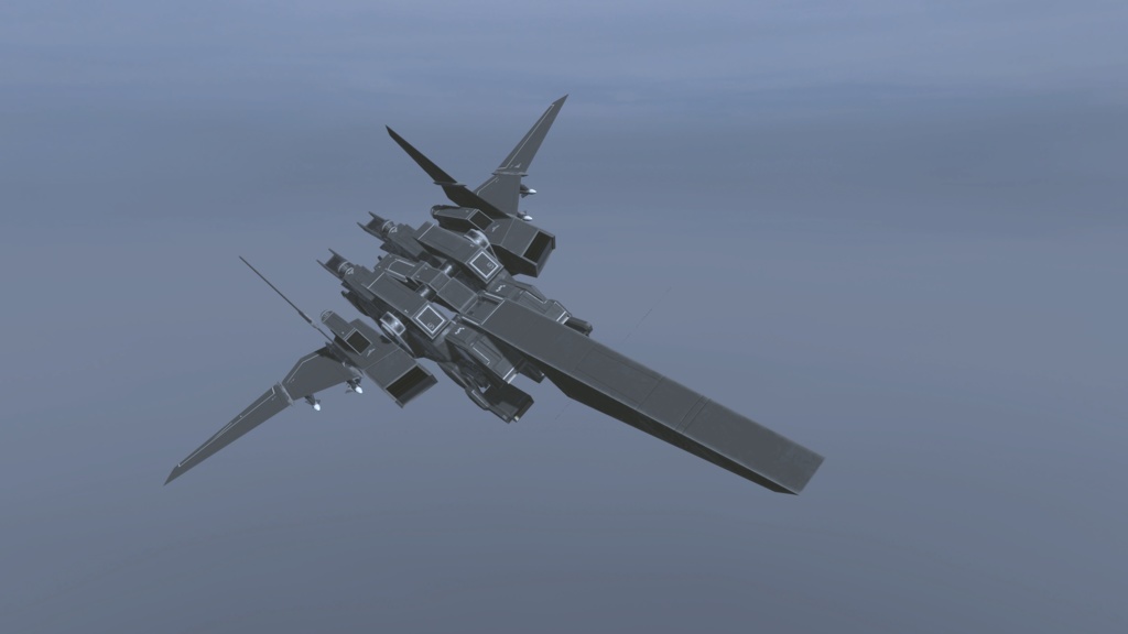 【VRChat想定】人型可変機 TAF-02 Braver(Transfrom Aircraft Fighter)【飛行可能3Dモデル】