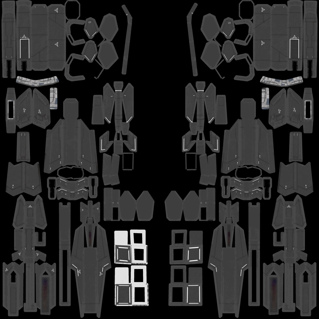【VRChat想定】人型可変機 TAF-02 Braver(Transfrom Aircraft Fighter)【飛行可能3Dモデル】