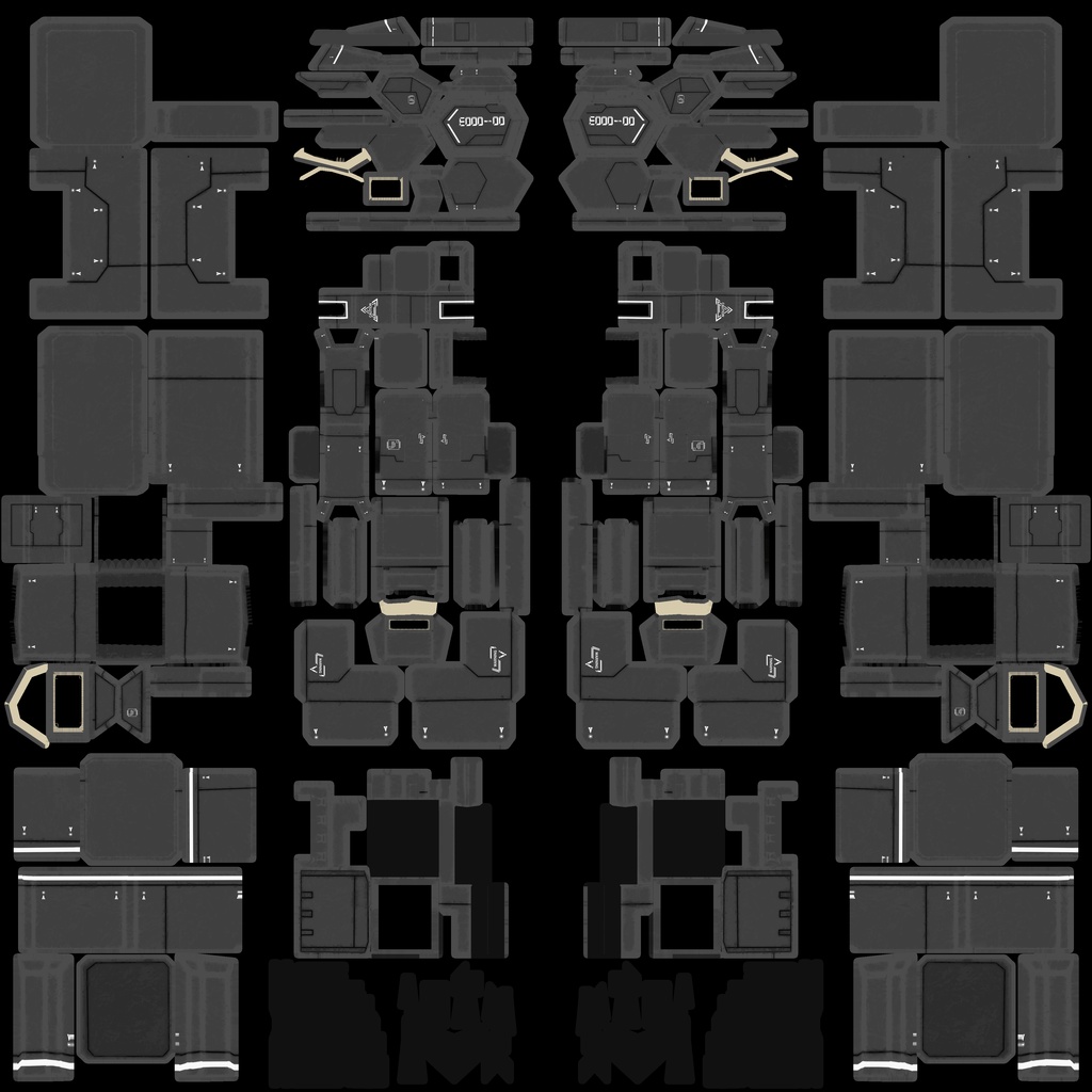【VRChat想定】人型可変機 TAF-02 Braver(Transfrom Aircraft Fighter)【飛行可能3Dモデル】