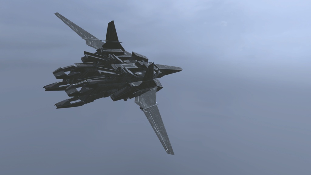 【VRChat想定】人型可変機 TAF-02 Braver(Transfrom Aircraft Fighter)【飛行可能3Dモデル】
