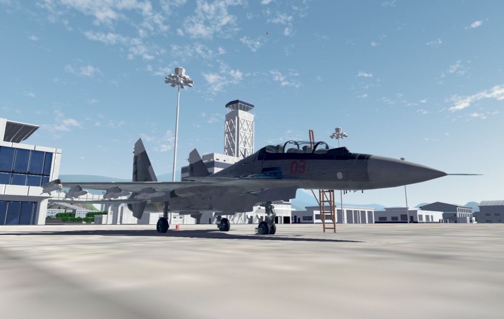 【VRChat想定】B-SU30MK【飛行可能モデル】