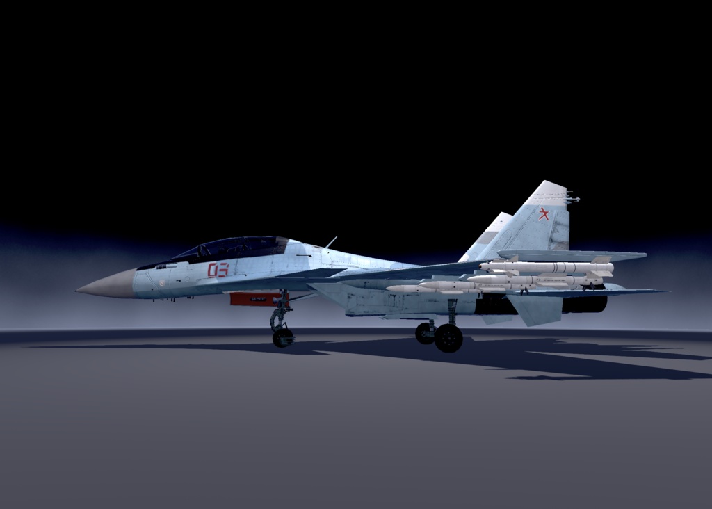 【VRChat想定】B-SU30MK【飛行可能モデル】