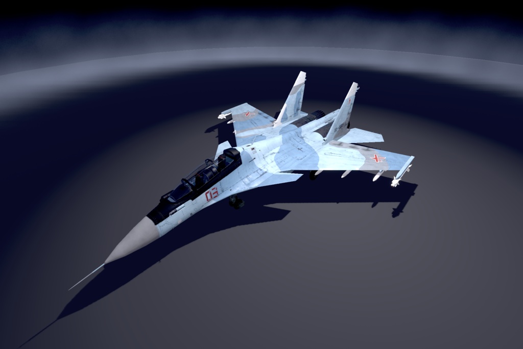 【VRChat想定】B-SU30MK【飛行可能モデル】