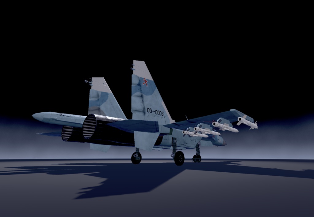 【VRChat想定】B-SU30MK【飛行可能モデル】