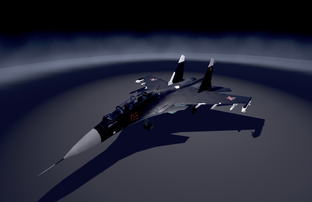 【VRChat想定】B-SU30MK【飛行可能モデル】