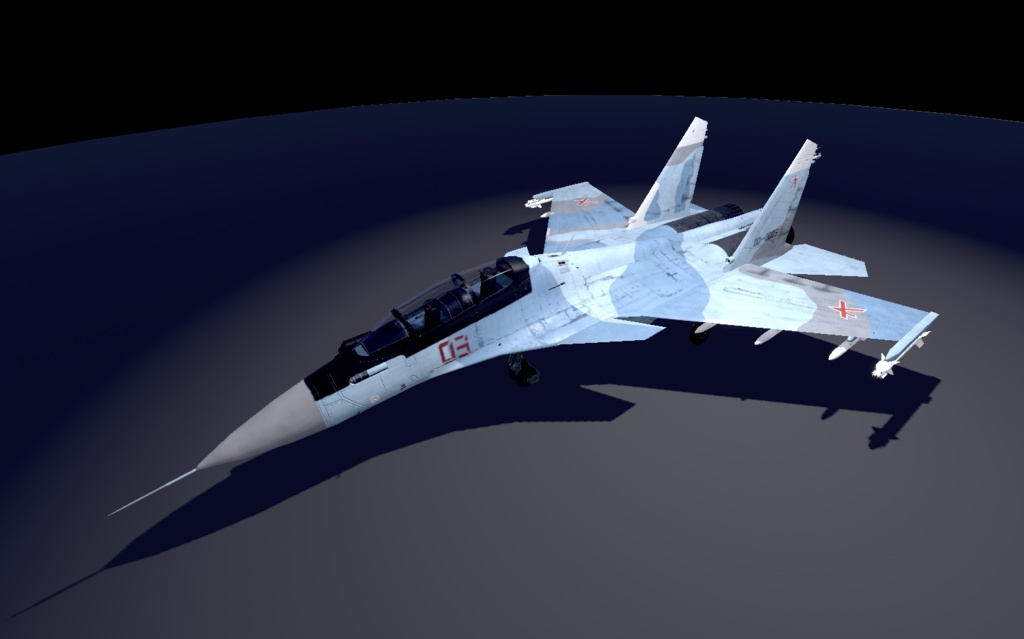 【VRChat想定】B-SU30MK【飛行可能モデル】