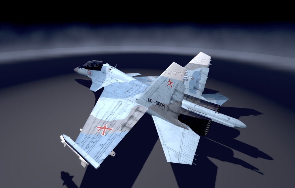 【VRChat想定】B-SU30MK【飛行可能モデル】