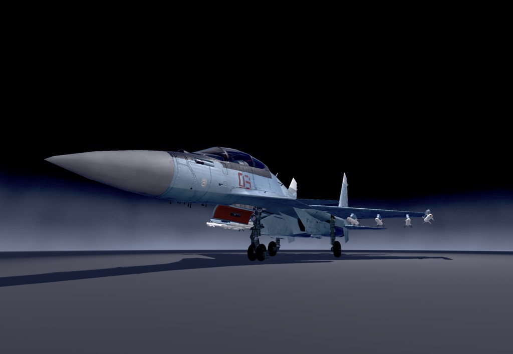 【VRChat想定】B-SU30MK【飛行可能モデル】