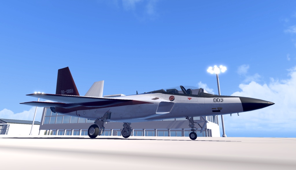 【VRChat想定】B-ATDX(X-2)【飛行可能3Dモデル】