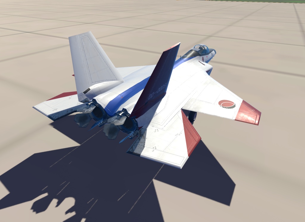 【VRChat想定】B-ATDX(X-2)【飛行可能3Dモデル】