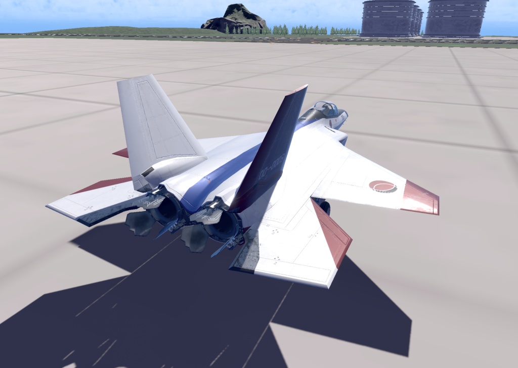【VRChat想定】B-ATDX(X-2)【飛行可能3Dモデル】