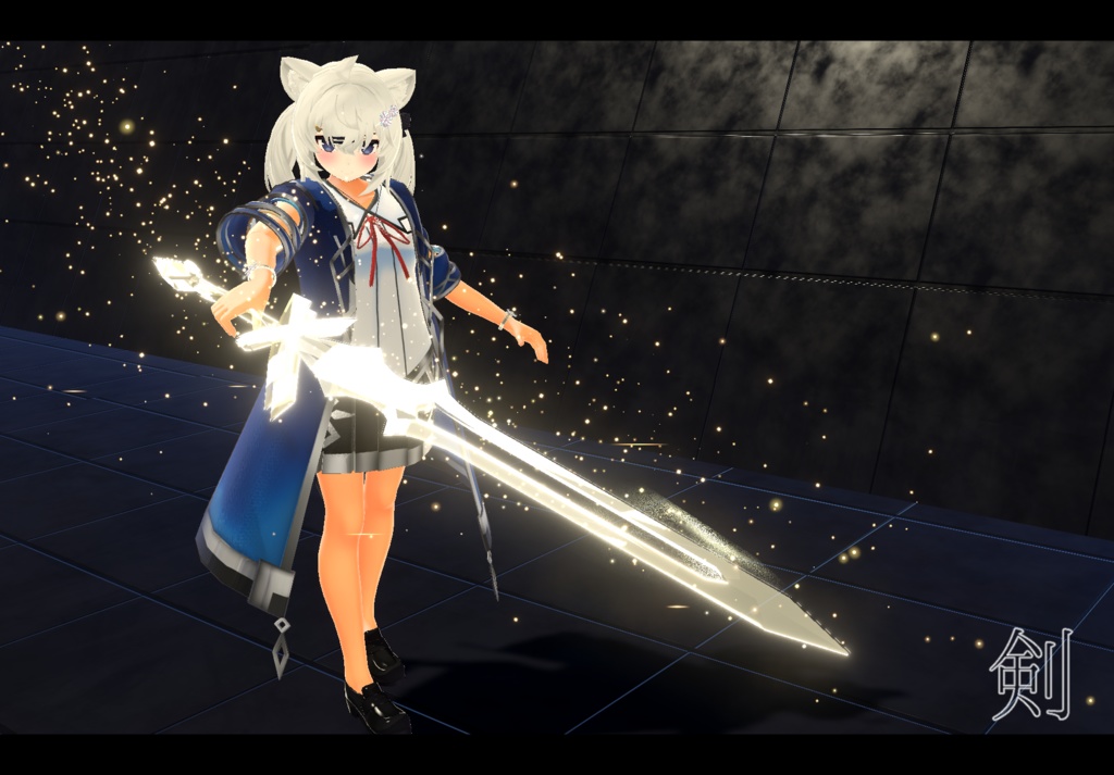 【VRChat想定MA対応】武器召喚魔法「Sorcery Weapon3」【3Dモデル、パーティクル】