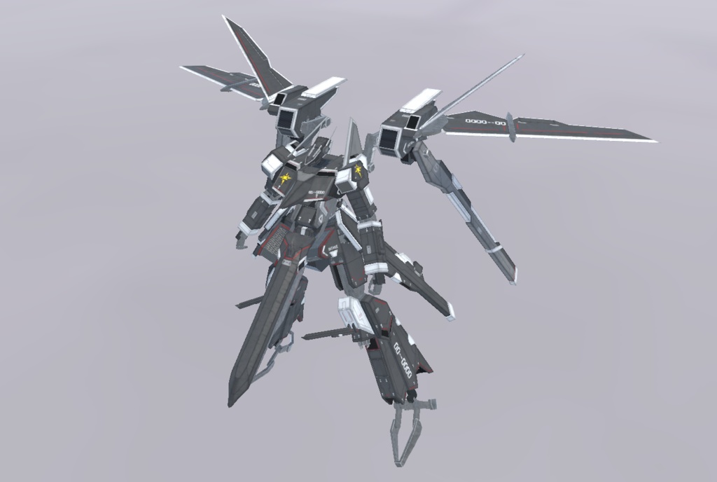 【VRChat想定】BATTLE ANIMATION LIVE Series 可変機フィギュア VX3【ワールドアイテム】