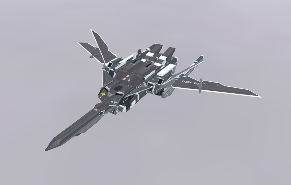 【VRChat想定】BATTLE ANIMATION LIVE Series 可変機フィギュア VX3【ワールドアイテム】