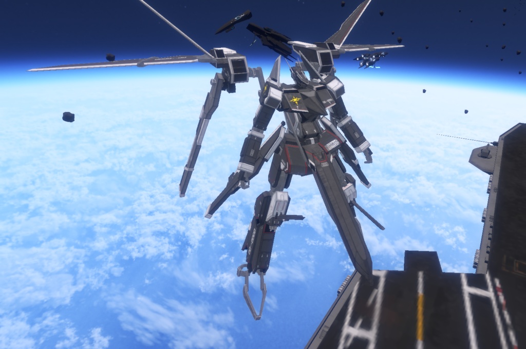 【VRChat想定】BATTLE ANIMATION LIVE Series 可変機フィギュア VX3【ワールドアイテム】