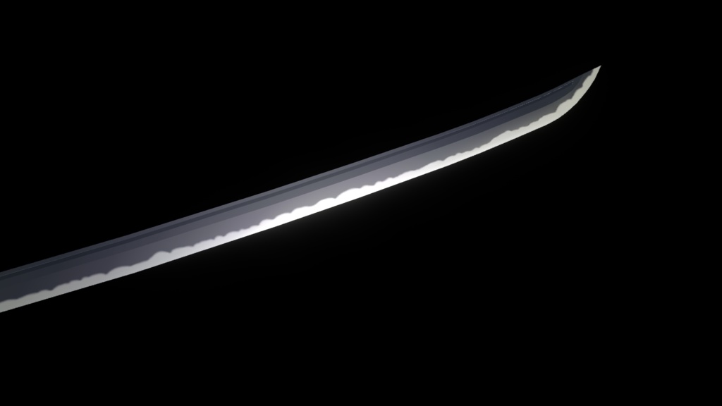 【VRChat想定MA対応】6属性の刀 転位刀「六花(りっか)」【パーティクル+3Dモデル】