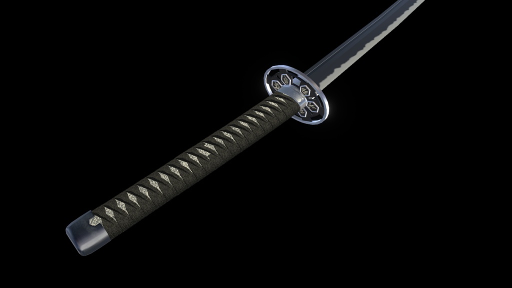 【VRChat想定MA対応】6属性の刀 転位刀「六花(りっか)」【パーティクル+3Dモデル】