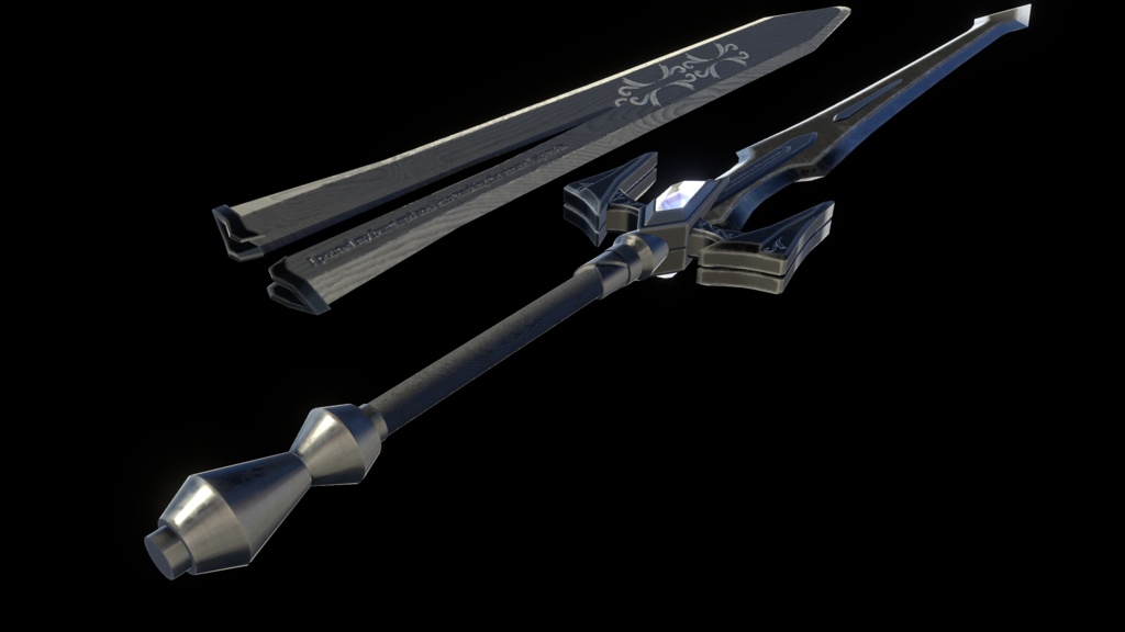 【VRChat想定MA対応】6属性の剣 転位剣「アルティレーション」【パーティクル+3Dモデル】