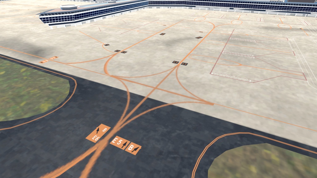 【VRChat想定】中部国際空港 セントレア【フライトワールド用シーナリー国際空港3Dモデル】